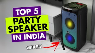 Top 5 Best Party Speaker In India 2024  Best Speakers for Parties amp Events 2024 [upl. by Ayahs]