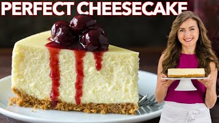 How to make the PERFECT CHEESECAKE with Cherry Sauce [upl. by Idolem22]