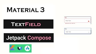 Custom TextField in jetpackcompose with Error Handling and Clear Icon  androidappdevelopment [upl. by Herodias]