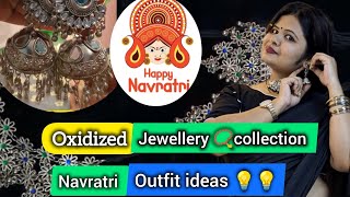 New oxidized jewellery collectionNavratri ethnic wear hauloxidized jewellery from navratri [upl. by Sievert]