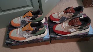 Ronnie Fieg x New Balance 998 Made in USA Broadacre City  Apricot  Chutney Sneaker Unboxing [upl. by Hilar]