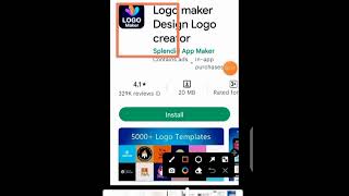 Best logo Maker app for Android I free logo maker shorts short creatorhelp youtube [upl. by Lowenstein574]