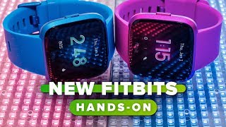 Fitbit Versa Lite and Inspire handson [upl. by Ardin]