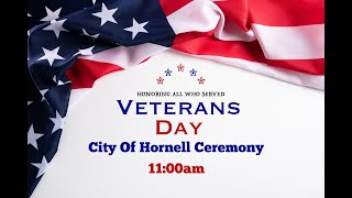 2024 City of Hornell Veterans Day Ceremony [upl. by Nolyarg]