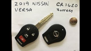 How To Change Battery in Key Fob 2019 Nissan Versa [upl. by Nylaf]