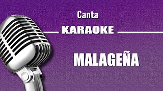 Malagueña con letra karaoke [upl. by Mollie]