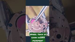 Wheel train of DG 2813 movement Full assembly and disassembly video in yt channel link in comment [upl. by Wampler426]