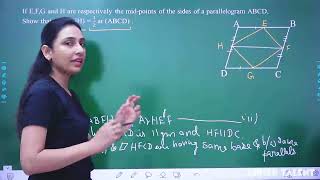 Areas of Parallelogram amp Triangle  Numericals amp Theorems  English Medium  Class 9 Term 1  AT [upl. by Alegnave943]