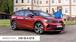 VW ID4 GTX Sportliches ElektroSUV im ersten Test  Review  Fahrbericht  2021 [upl. by Roarke534]