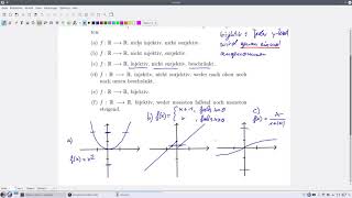 Analysis Aufg 423 injektiv surjektiv bijektiv beschränkt monoton [upl. by Ginelle948]