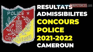 Tous les Résultats des admissibilités aux concours de la police 20212022 au Cameroun [upl. by Joice468]