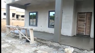 Building in Ghana  Project Update  Ep 13 Cost of Decking amp Floor Casting [upl. by Ottie]