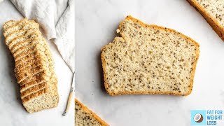 Keto Seeded Bread Recipe Video [upl. by Aicilak]