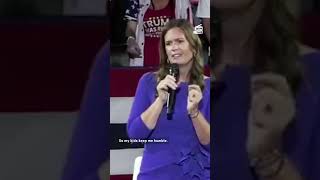 Sarah Huckabee Sanders Attacks Kamala Harris for Not Having Kids [upl. by Romano918]