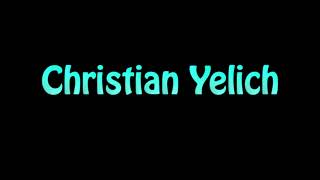 Learn How To Pronounce Christian Yelich [upl. by Flemming]