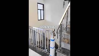 latest ss stair railing designinteriordesign shortvideo [upl. by Inttirb]