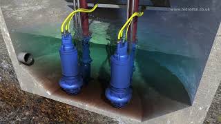 Hidrostals submersible pumps for wastewater treatment dewatering processes [upl. by Cleland]