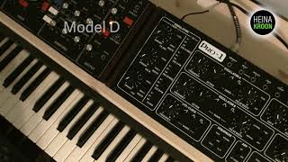 Behringer Pro 1  Behringer Model D comparison [upl. by Tatiania]