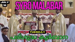 Syro Malabar Holy Mass in Malayalam  July 16 Tuesday  Holy Mass Today  Syro Malabar Holy Qurbana [upl. by Arihat762]