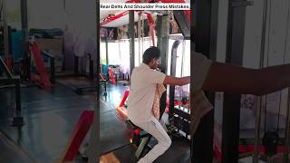 Rear Delts And Shoulder Press Mistakes tamil workout motivation gym [upl. by Norwood]