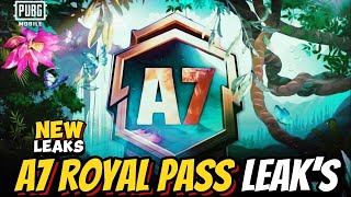 🔥A7 ROYAL PASS  1 TO 100 RP REWARDS  ACE 7 ROYAL PASS LEAKS  A7 ROYAL PASS PUBG MOBILEBGMI [upl. by Hakeem]