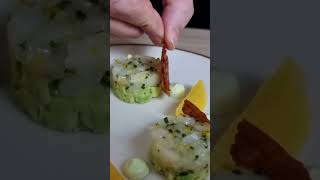 How to Plate my Favorite Scallops Tartare  Chef Majk [upl. by Eenram903]