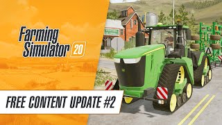 Farming Simulator 20 Free Content Update 2  Trailer [upl. by Straus]