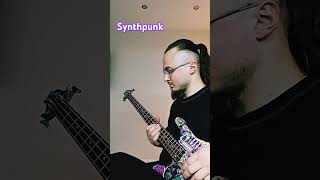 SynthTrapPunk quotn8noface stylequot synthpunk synth bassplayer music [upl. by Shulins]