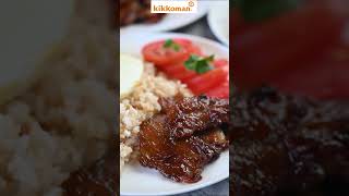 Tocilog with Kikkoman cooking kikkomansoysauce food recipe silogmeals tocino [upl. by Pepin379]