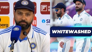 Rohit Sharma Press Conference After India vs New Zealand 3rd Test 2024 [upl. by Errol]