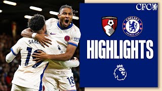 SUPER SUB NKUNKU SCORES WINNER  Bournemouth 01 Chelsea  HIGHLIGHTS  Premier League 202425 [upl. by Terris]