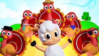 Thanksgiving Songs Turkey Videos and Nursery Rhymes for Kids [upl. by Gareri538]