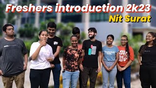 Freshers introduction 2023 Freshers intro 2k23  first time in history [upl. by Rissa]