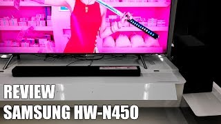 Review Samsung HWN450  Nueva Barra de Sonido Bluetooth [upl. by Livy277]