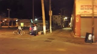 WALKING THROUGH CHICAGOS O BLOCK HOOD AT NIGHT [upl. by Ennirok]