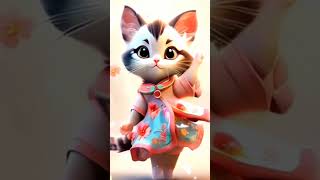 Cat dance new video 2024 cat funnyanimals ytshorts youtubeshorts [upl. by Ahsyle]