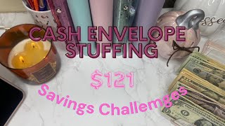 121 Cash Envelope Stuffing Savings Challenges [upl. by Alleuol]