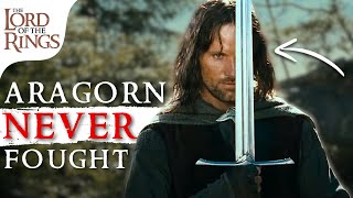 Why Aragorn NEVER Fought the Urukhai in quotThe Fellowship of the Ringquot [upl. by Natsuj]