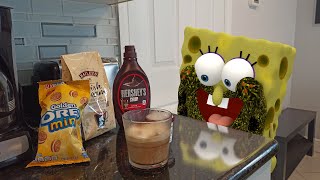 Coffee Morning 3 ☕  spongebob  Affogato coffee [upl. by Selina379]