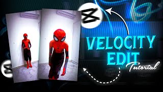 Capcut  Smooth Velocity Edit Tutorial [upl. by Rawdan]