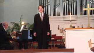 Jared B Hoover sings Tu Lo Sai by Giuseppe Torelli [upl. by Aduh]