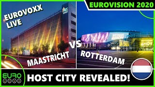 EUROVISION 2020 ROTTERDAM TO HOST EUROVISION SONG CONTEST EUROVOXX LIVE REACTION [upl. by Cohligan779]