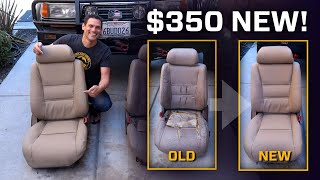 How to Reupholster Your Leather Seats for 350 [upl. by Grubman]