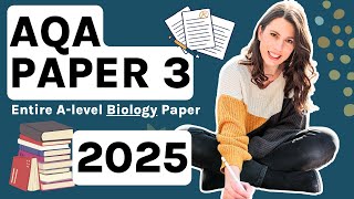 ALEVEL Biology 2024 exam AQA paper 3  All the theory for topics 18 to learn or revise everything [upl. by Koblas805]