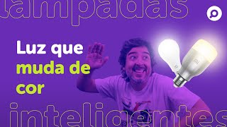 LÂMPADAS INTELIGENTES melhores LUZES LED RGB pra comprar em 2021 [upl. by Moreta276]