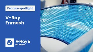 VRay 6 for Maya — Creating detailed geometric surfaces with VRay Enmesh [upl. by Oicanata]