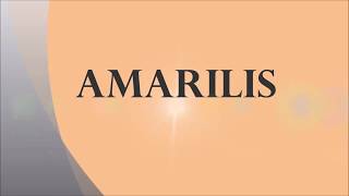 Amarilis [upl. by Blasien]