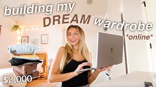 buying my dream wardrobe online shopping  tryon haul [upl. by Chic]