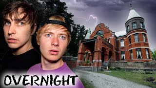 OVERNIGHT in USAs Most Haunted Castle scary [upl. by Hsuk]