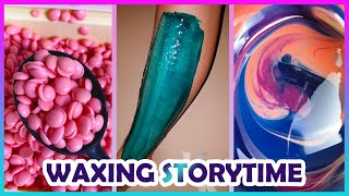 Satisfying Waxing Storytime ✨😲 Tiktok Compilation 43 Creepy stories [upl. by Nevanod25]